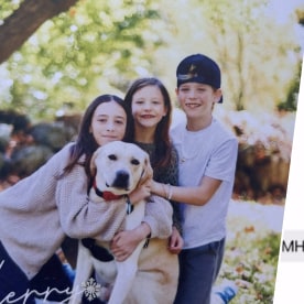 Jillian Lynch printer her family holiday card and discovered she missed something.